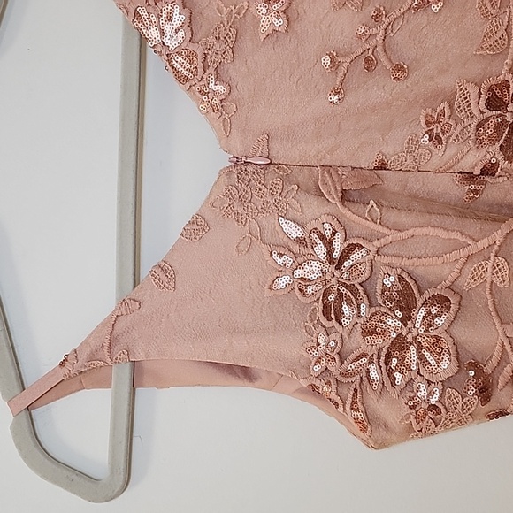 Dress The Population Fairycore Ally Floral Cocktail Dress Size Small - Picture 14 of 16